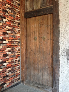 I love these old wooden doors