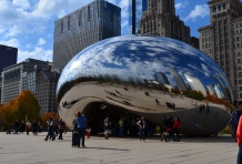 Ok not really a statue but more like a beautiful piece of sculpture. This one of course is located in Chicago, IL USA. One of my favorite cities in the world!!